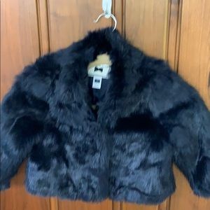 Faux fur jacket